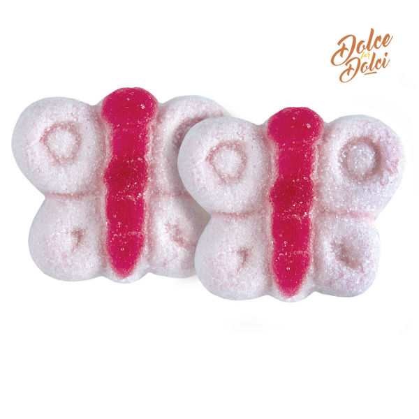 MARSHMALLOW-FARFALLA-ROSA MARSHMALLOW-FARFALLA-ROSA